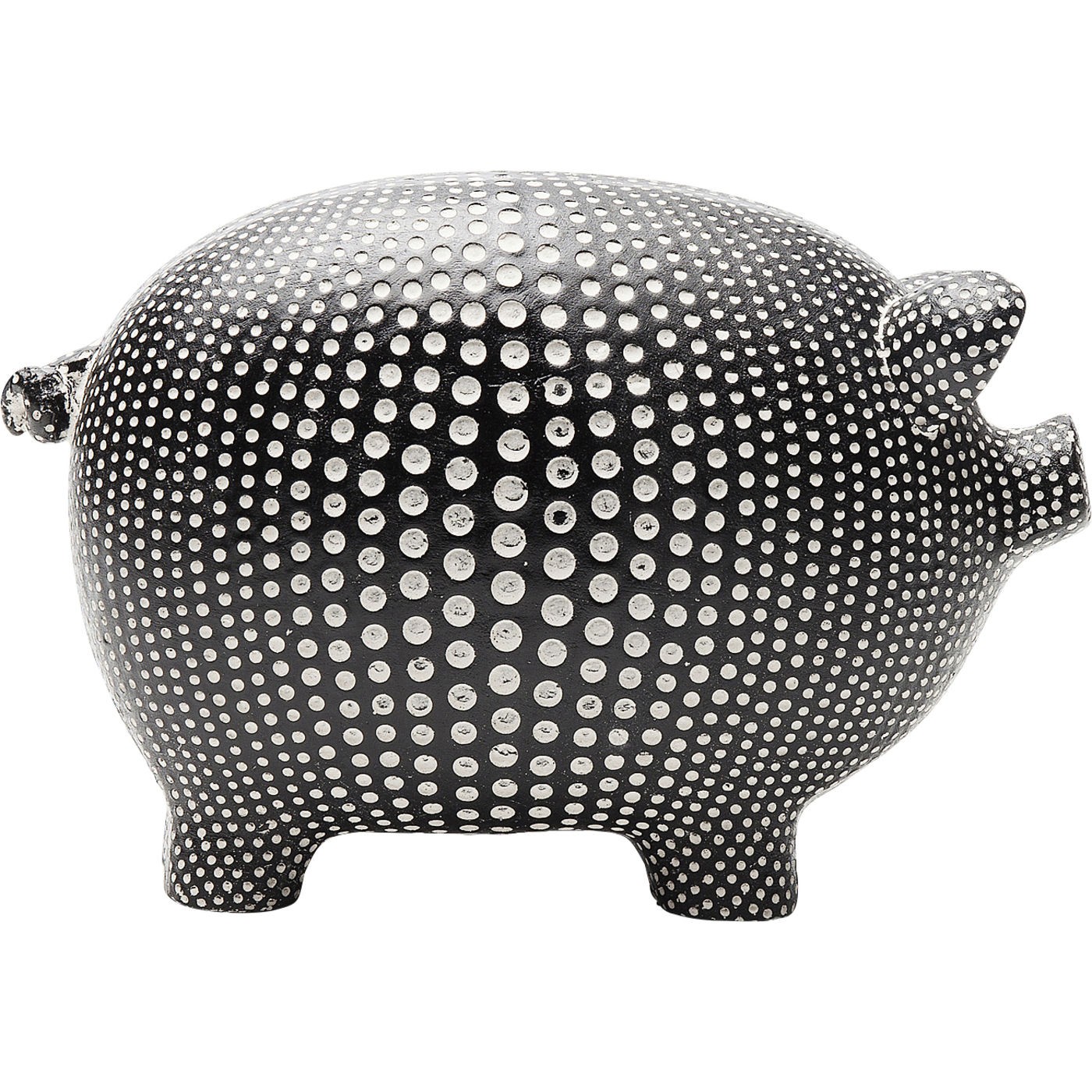 ESCULTURA COFRE PORCO RESINA 