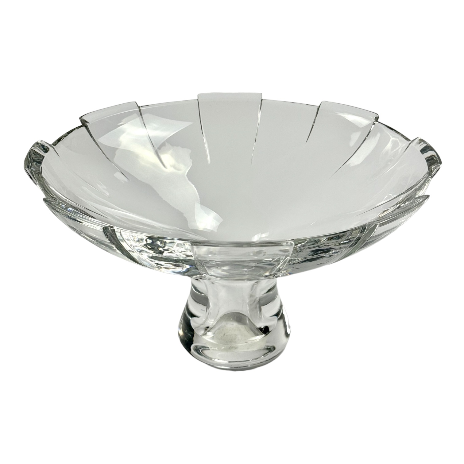 CENTRO MESA REDONDO CRISTAL TRANSPARENTE MOSER