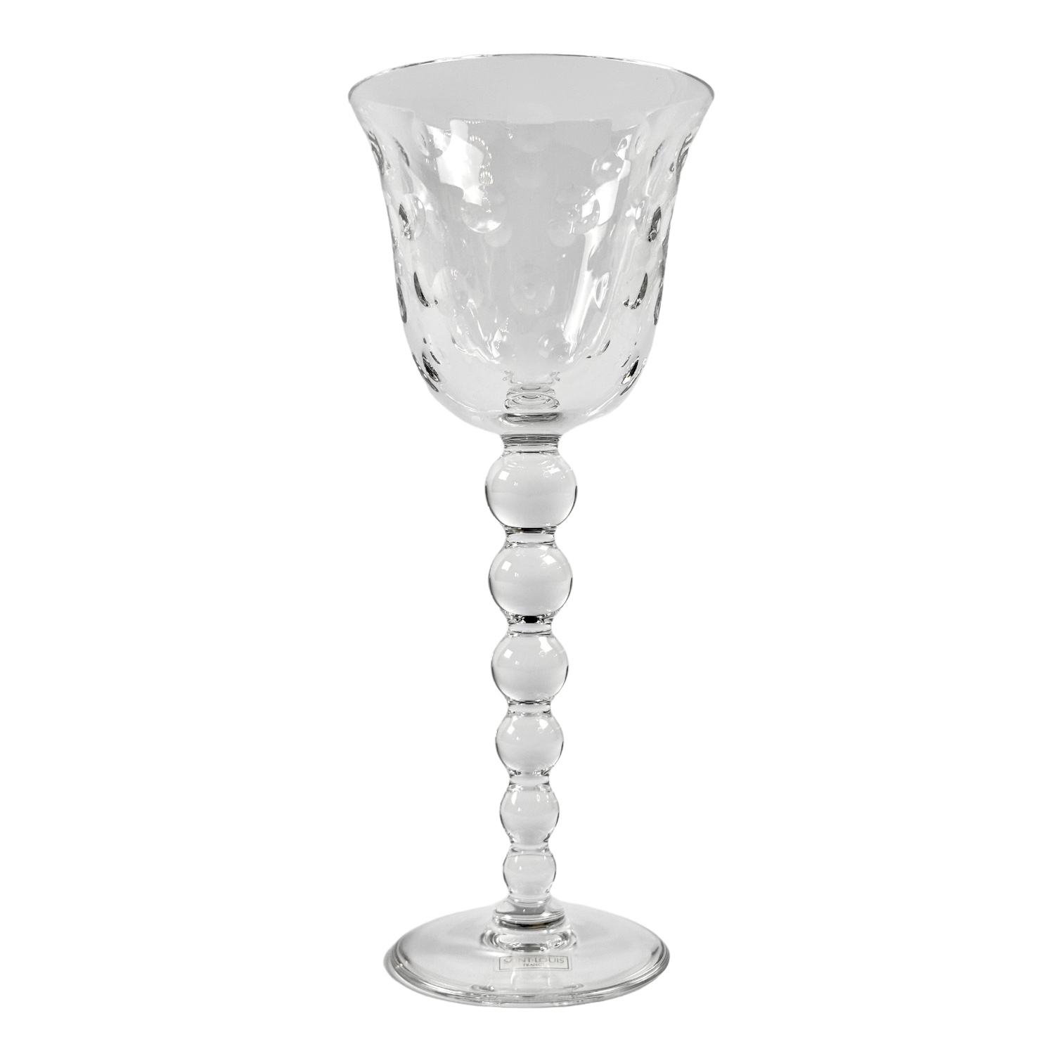 TACA BUBBLES VINHO CRISTAL TRANSPARENTE SAINT LOUIS JOGO 6 PEÇAS