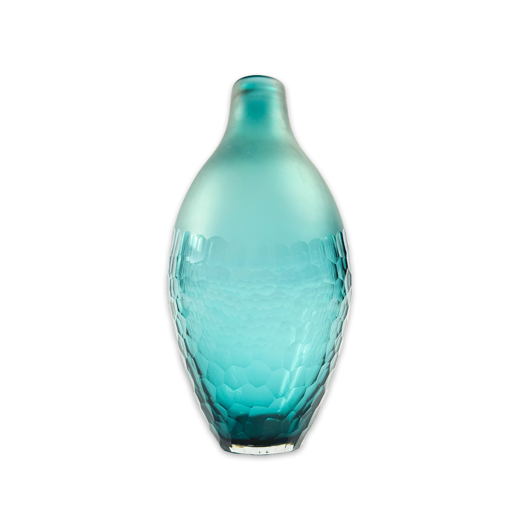 VASO FIJI CRISTAL AZUL ROSENTHAL
