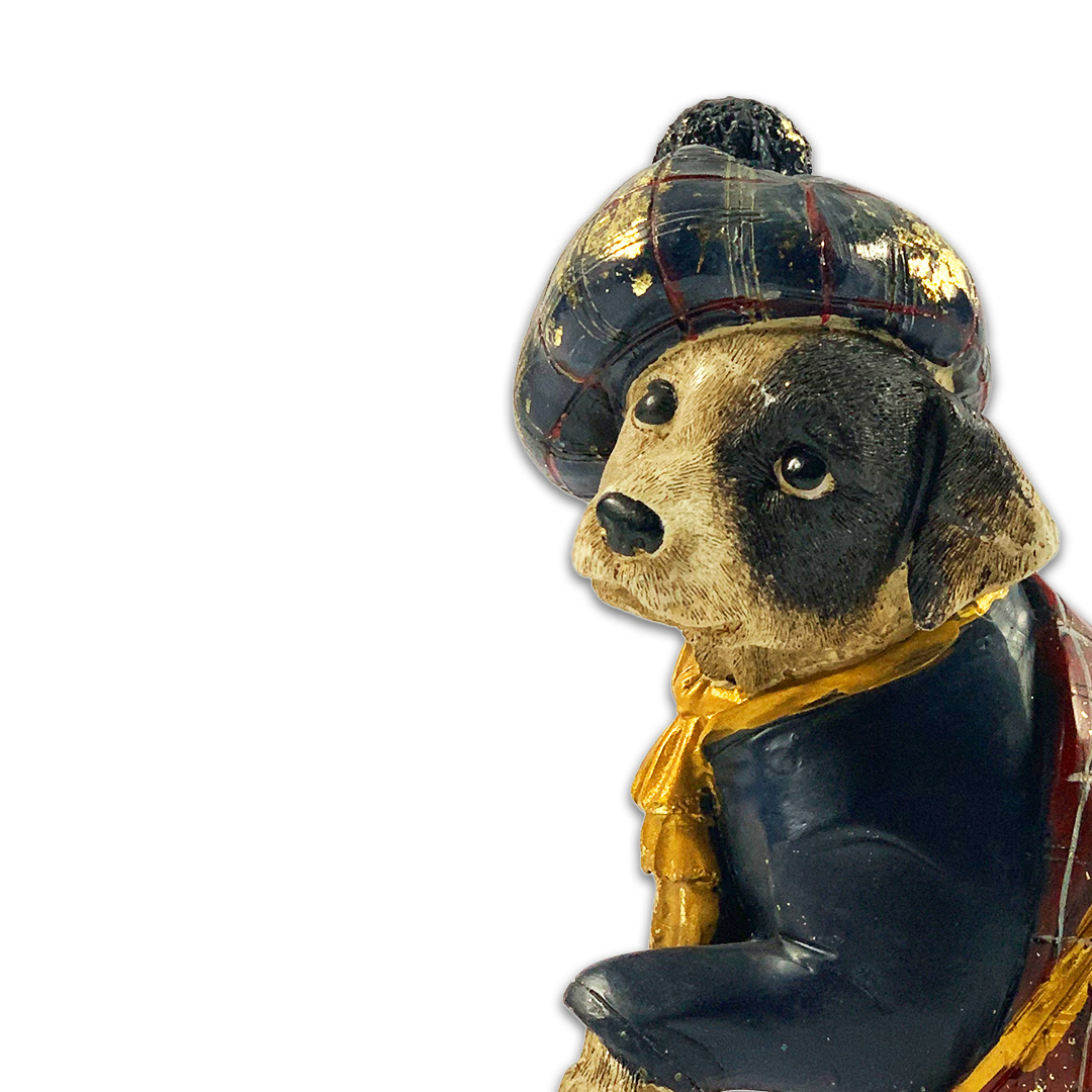 ESCULTURA CACHORRO SCOTT RESINA KARE DESIGN