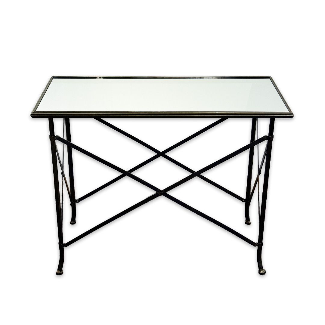 APARADOR METAL C/TAMPO ESPELHADO HOME COLLECTION