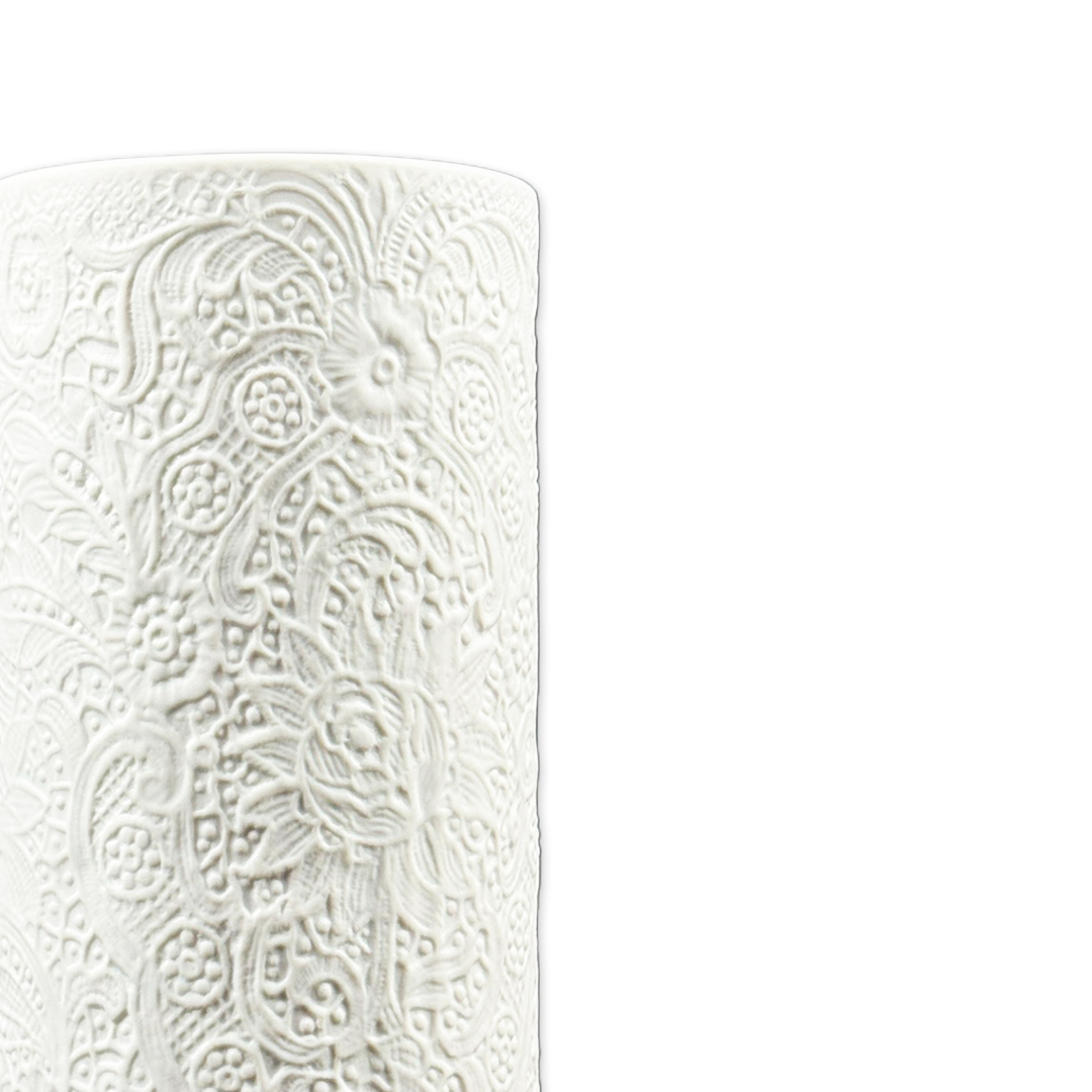 VASO SPITZENSERIE PORCELANA BRANCA ROSENTHAL