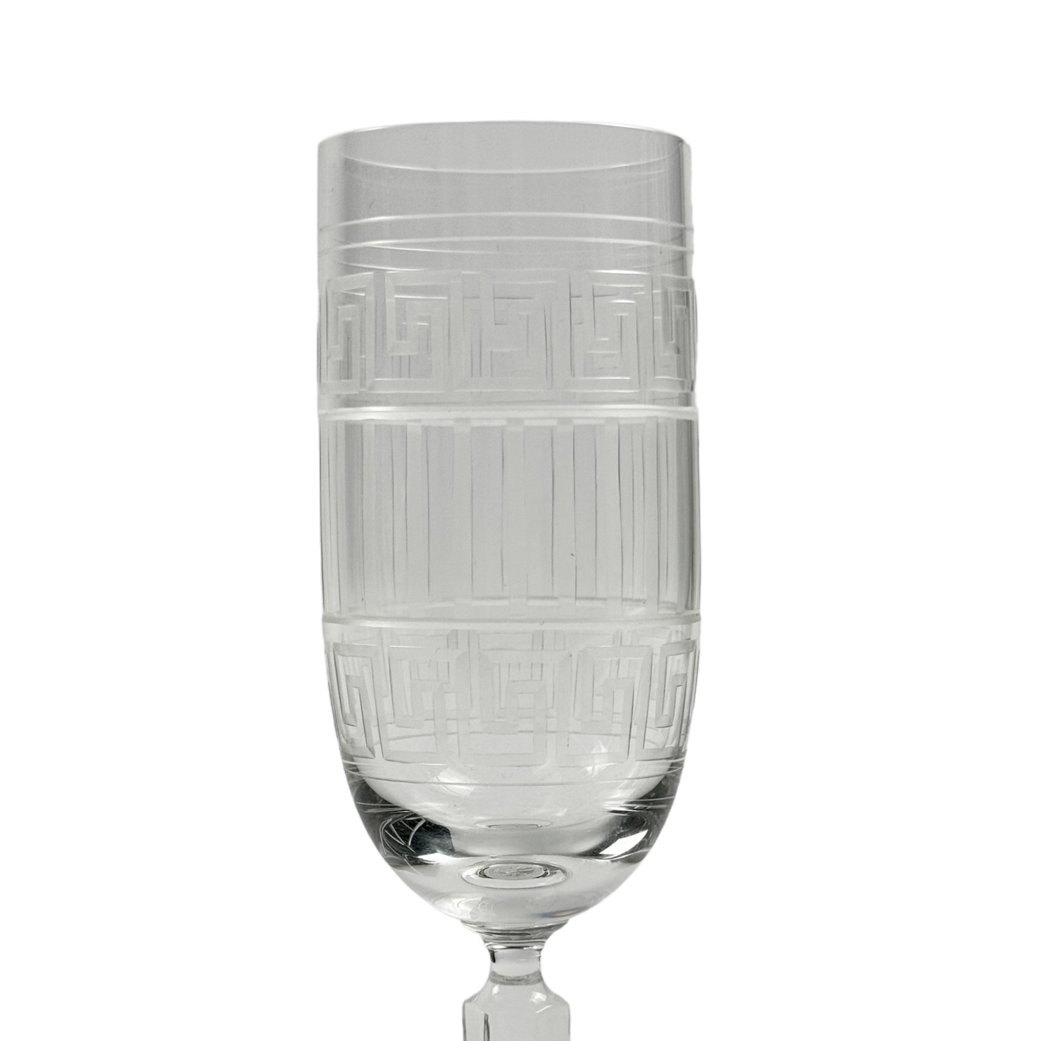 TACA SHERRY VERSACE MEANDRE CRISTAL TRANSPARENTE UNITARIO