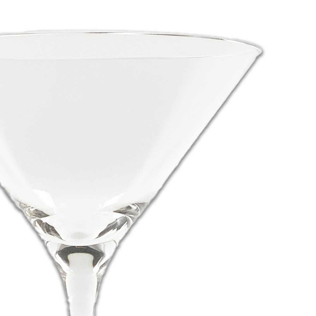 TACA COQUETEL DIVINO CRISTAL TRANSPARENTE ROSENTHAL  JOGO 6 PEÇAS