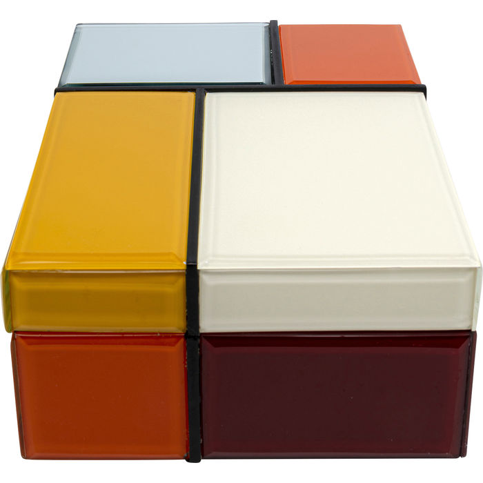 CAIXA GROB RETANGULAR VIDRO COLORIDO 
