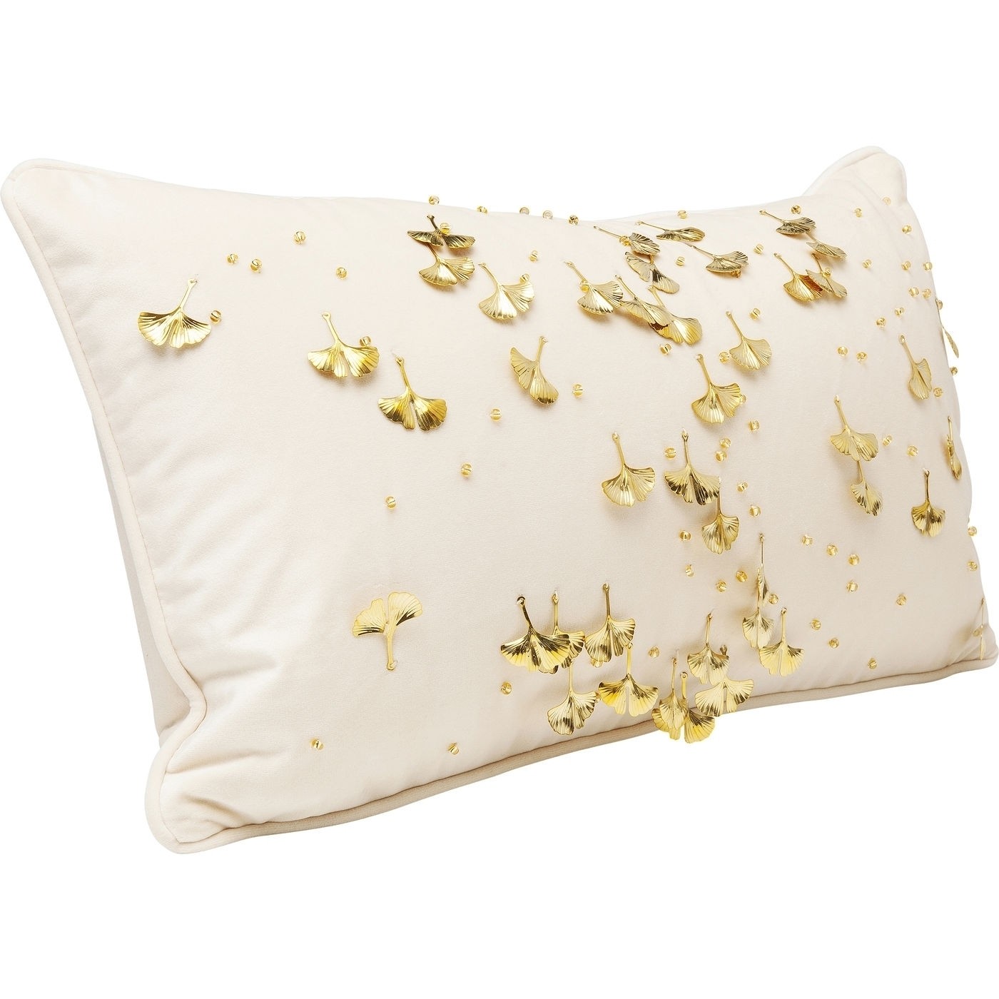 ALMOFADA GINGKO RETANGULAR BEGE 