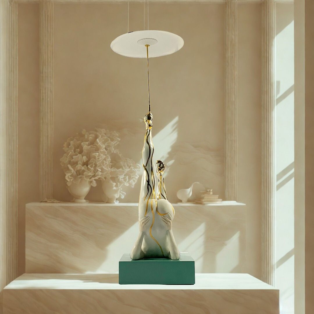ESCULTURA EQUILIBRISTA COM SOMBRINHA PORCELANA LLADRO