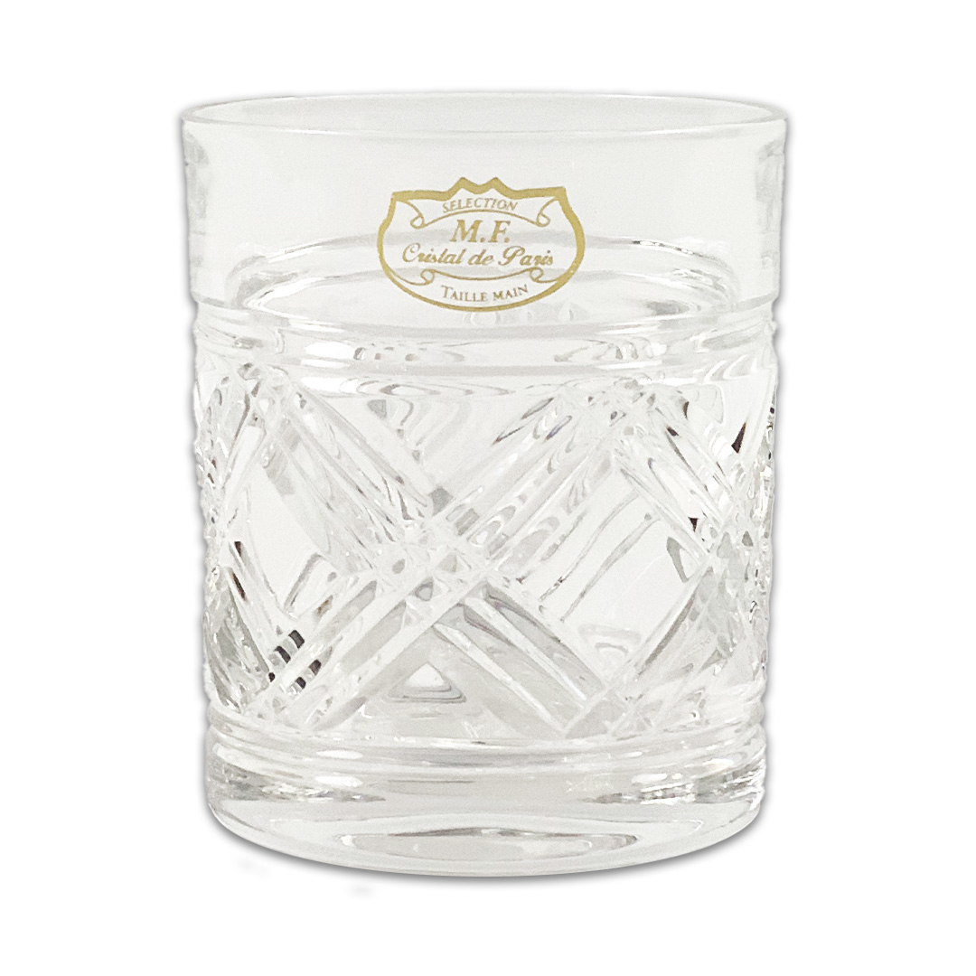 COPO BAIXO TANGER CRISTAL TRANSPARENTE CRISTAL DE PARIS JOGO 6 PEÇAS