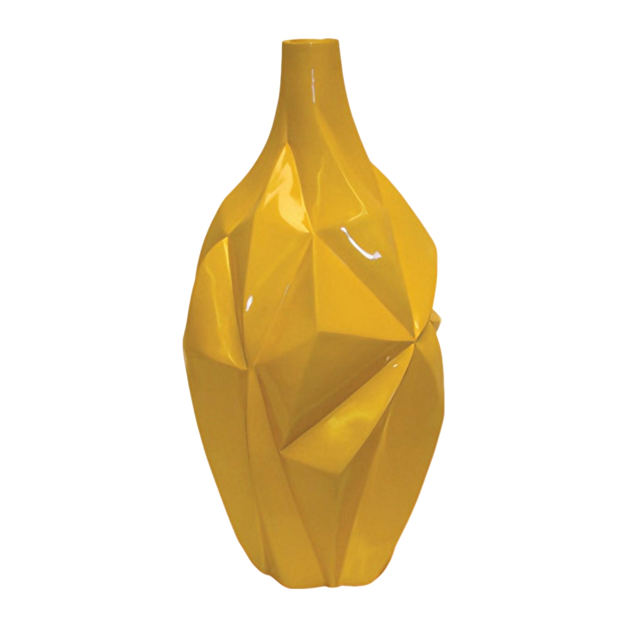 VASO RECORTADO RESINA  AMARELO MODALI DESIGN