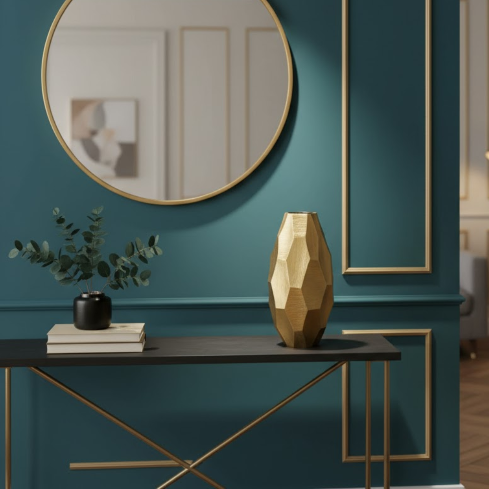 VASO ARIA OVAL DOURADO