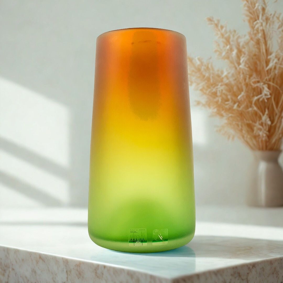 VASO GIARDINI CRISTAL LARANJA/VERDE FOSCO FORMIA