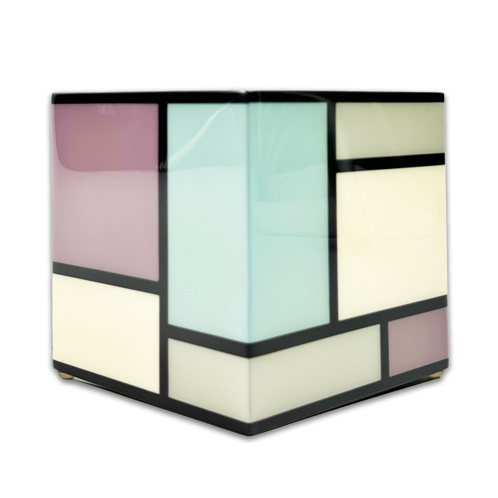 CAIXA DE LENCO MADEIRA LAQUEADA TONS PASTEIS PACIFIC CONNECTIONS