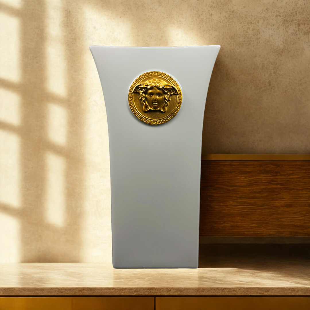 VASO VERSACE MADNESS PORCELANA BRANCO