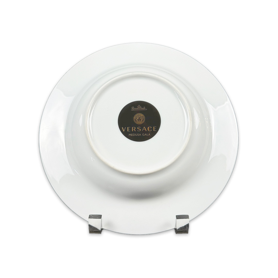 PRATO FUNDO VERSACE  ARABESQUE GOLD PORCELANA UNITARIO