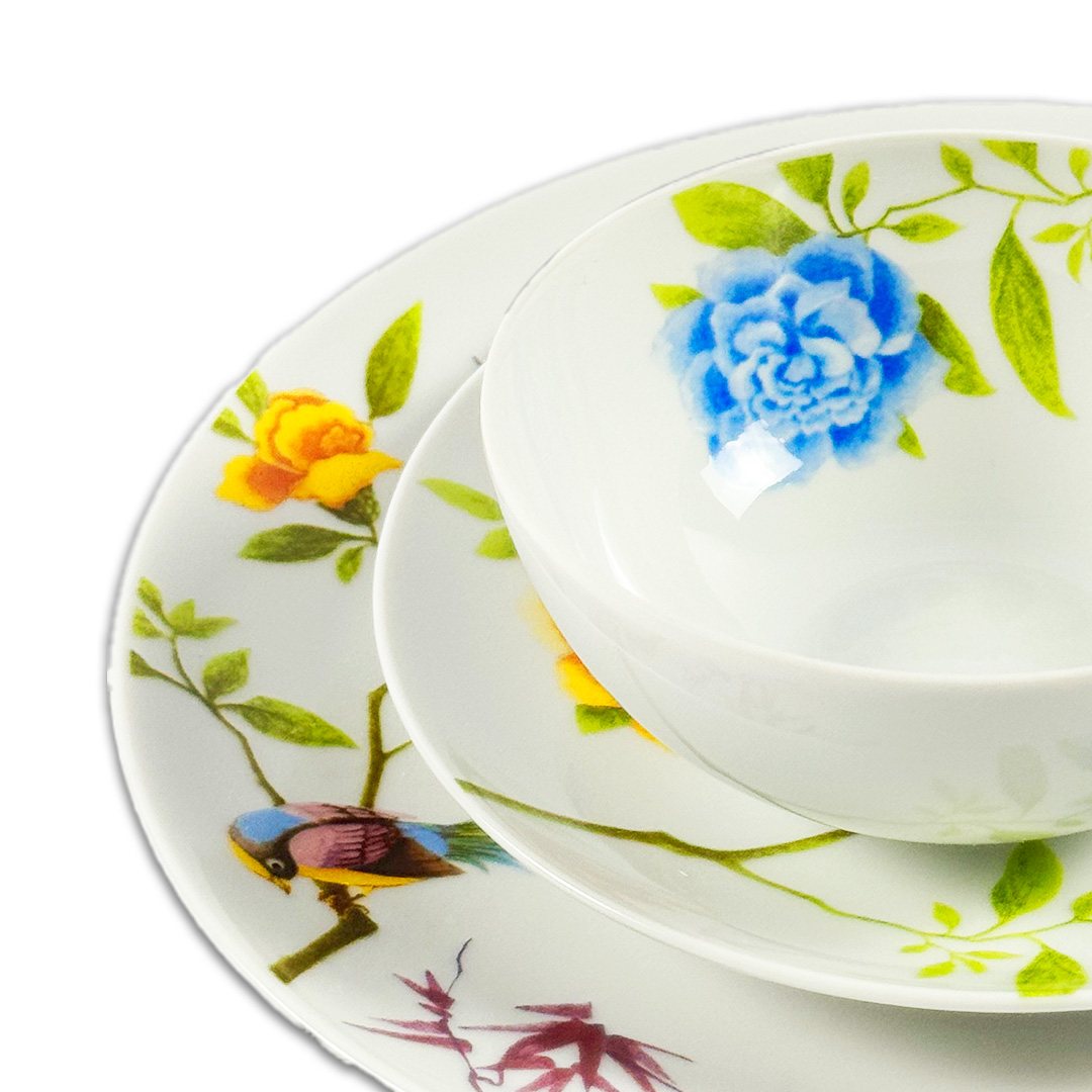 XICARA CHÁ+PIRES BOUDOIR PORCELANA ROYAL LIMOGES JOGO 6 PEÇAS