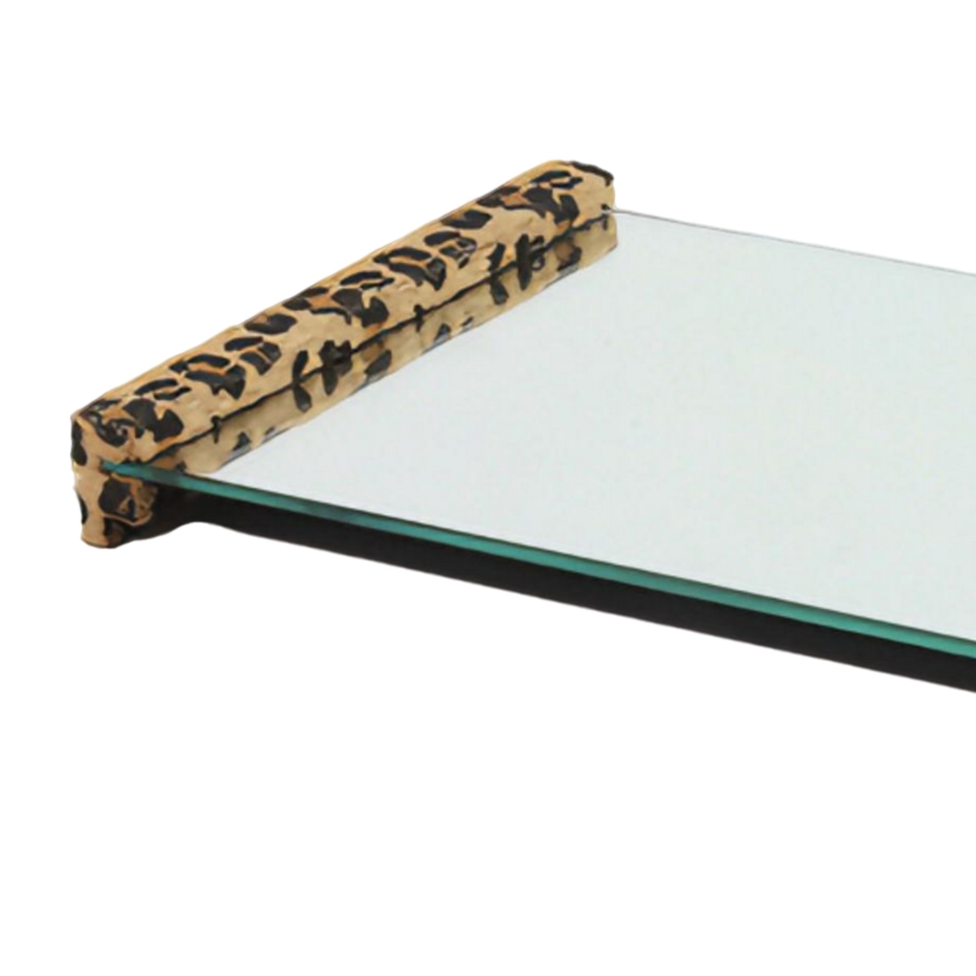 BANDEJA ONCA RETANGULAR ESPELHADA S/ BORDAS MODALI DESIGN