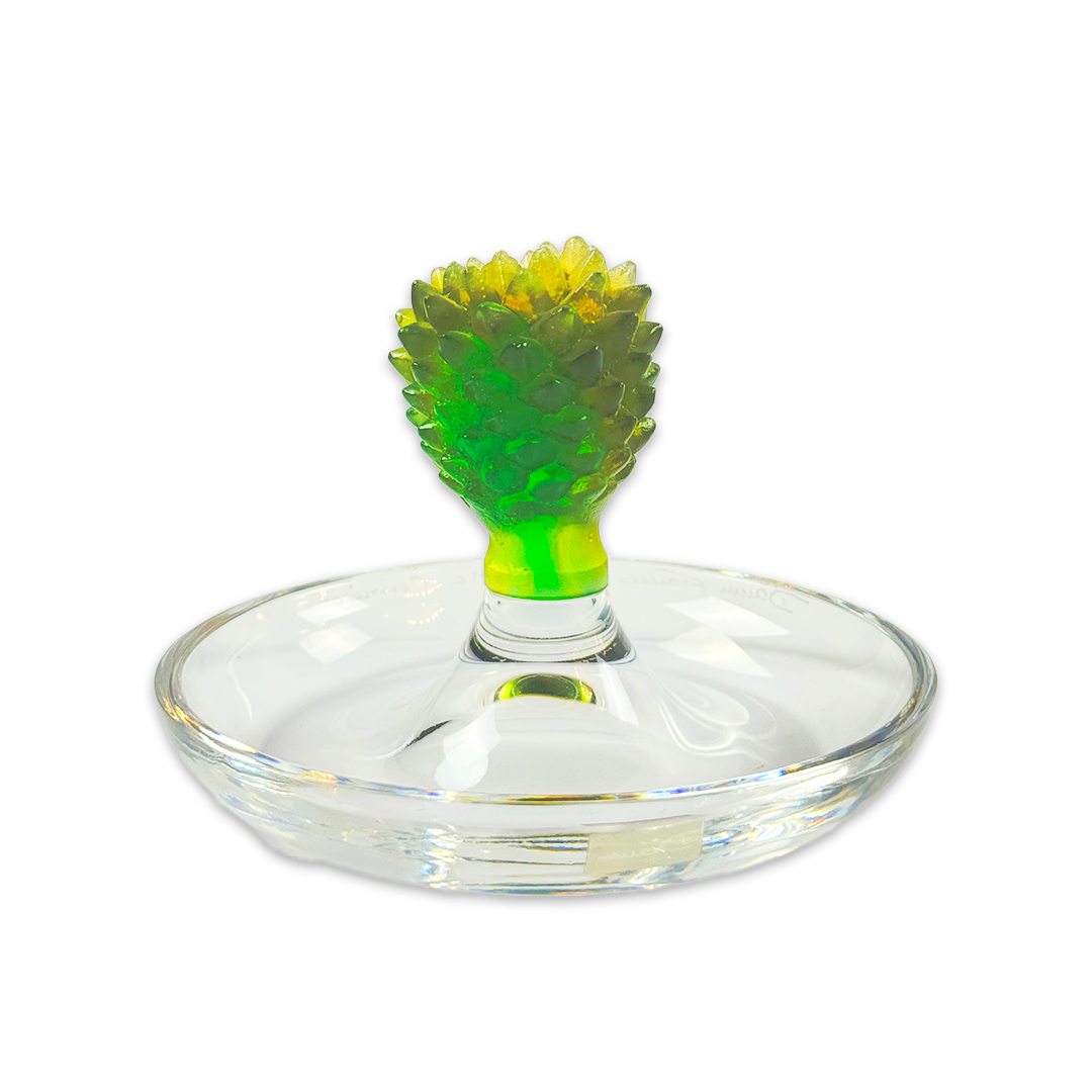 VIDE POCHE CACTUS VERDE CRISTAL DAUM