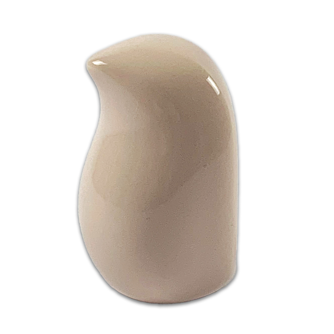 ESCULTURA PASSARO PEQUENO CERAMICA BRILHATE ROSA BOSA