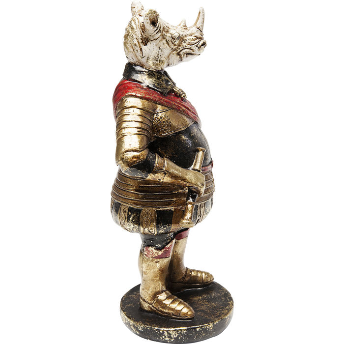 ESCULTURA SIR RINOCERONTE RESINA 