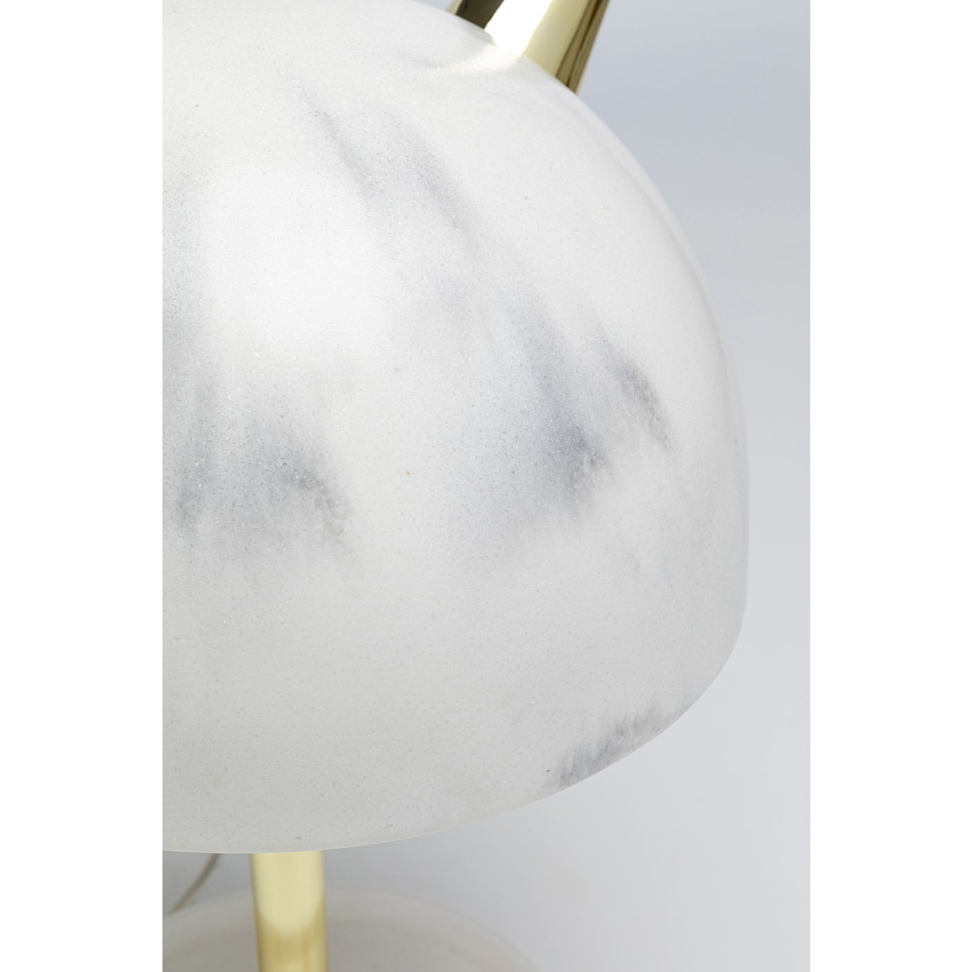 ABAJOUR CHIFRE DOURADO/BRANCO 