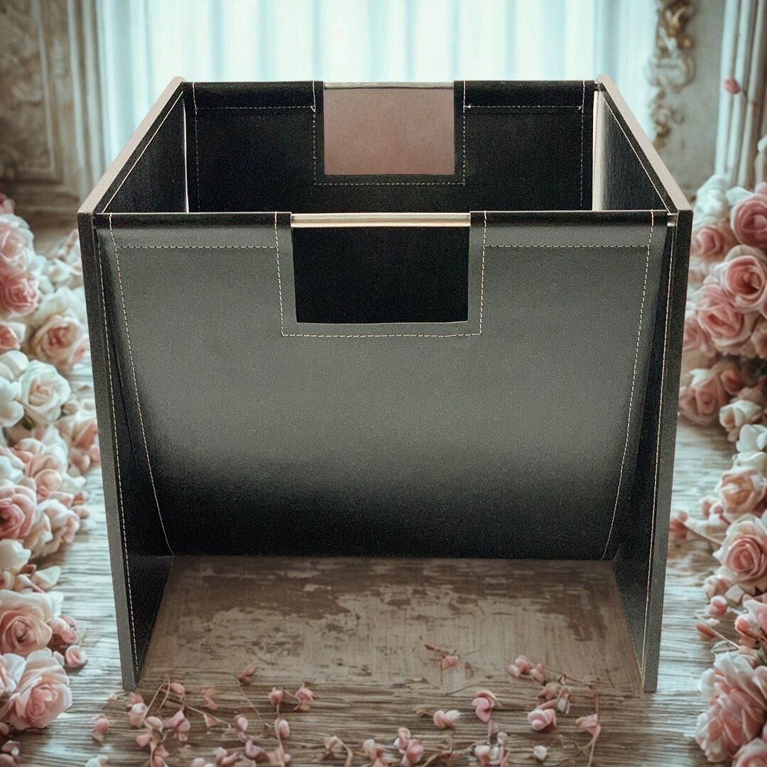 REVISTEIRO COURO PRETO MODALI DESIGN
