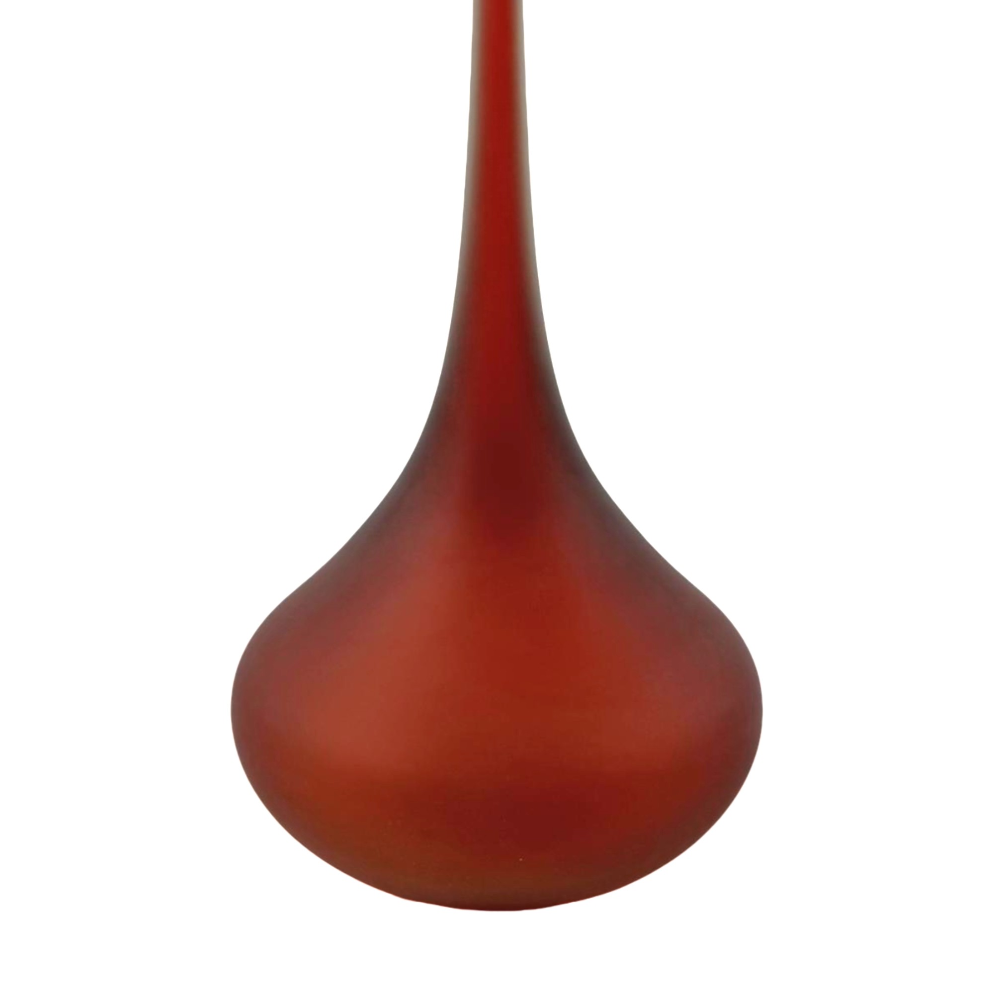 VASO RUGIADA CRISTAL LARANJA/TABACO FOSCO