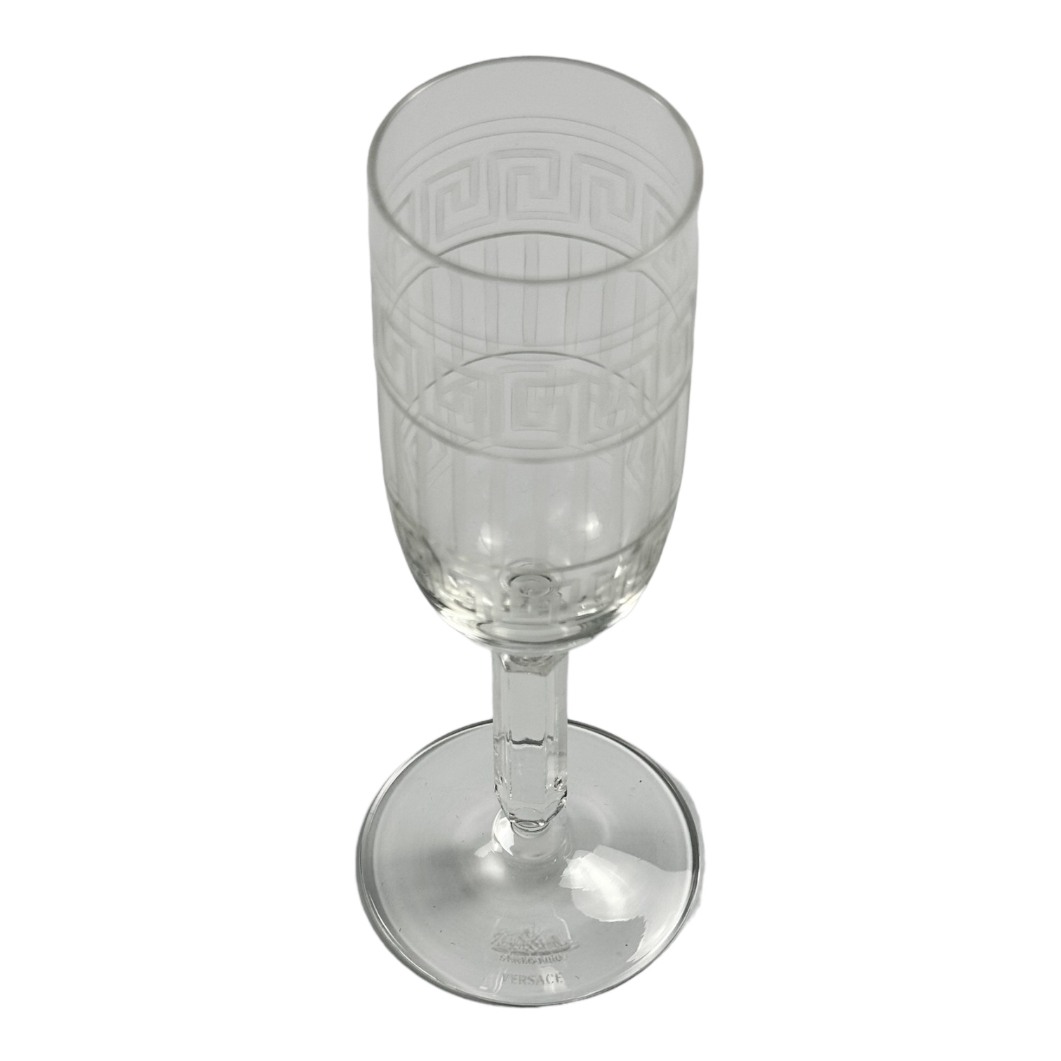 TACA SHERRY VERSACE MEANDRE CRISTAL TRANSPARENTE UNITARIO