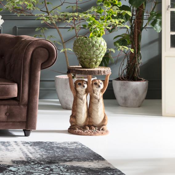 MESA LATERAL DOIS SURICATOS RESINA 