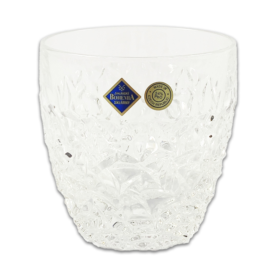 COPO BAIXO NICOLETTE CRISTAL TRANSPARENTE JOGO 4 PEÇAS