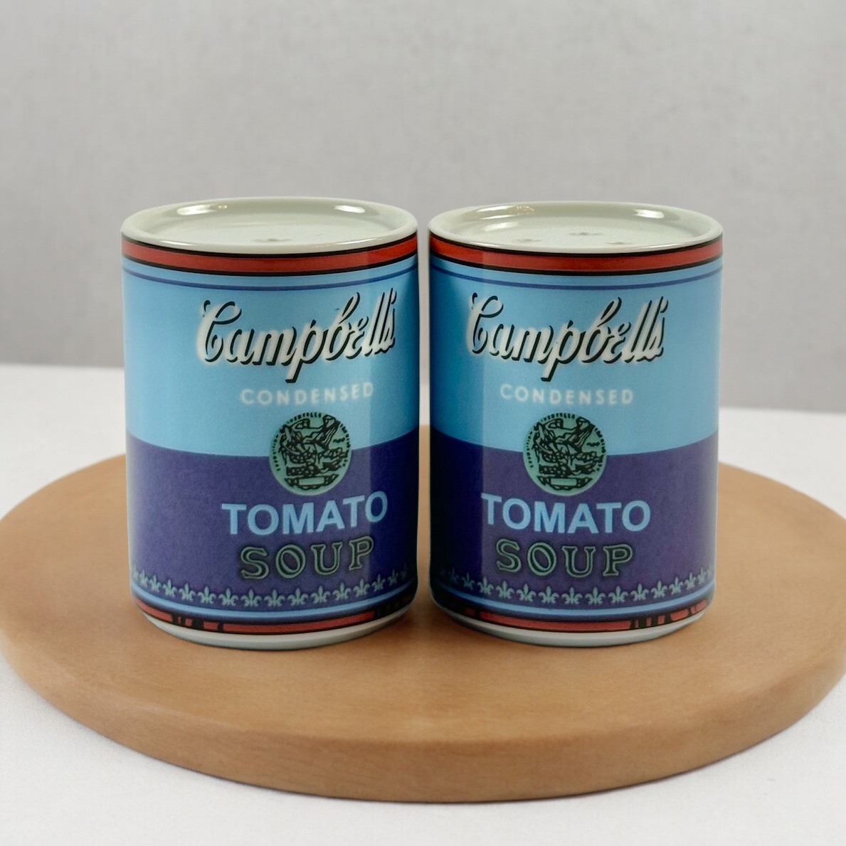 SALEIRO / PIMENTEIRO WARHOL CAMPBELLS PORCELANA AZUL ROSENTHAL
