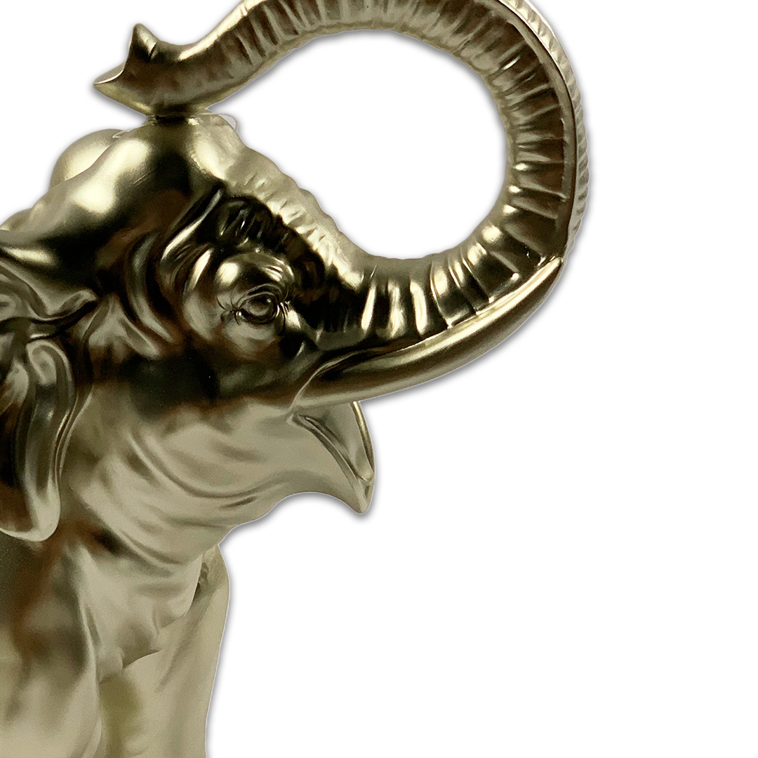 ESCULTURA ELEFANTE RESINA COR MULDER