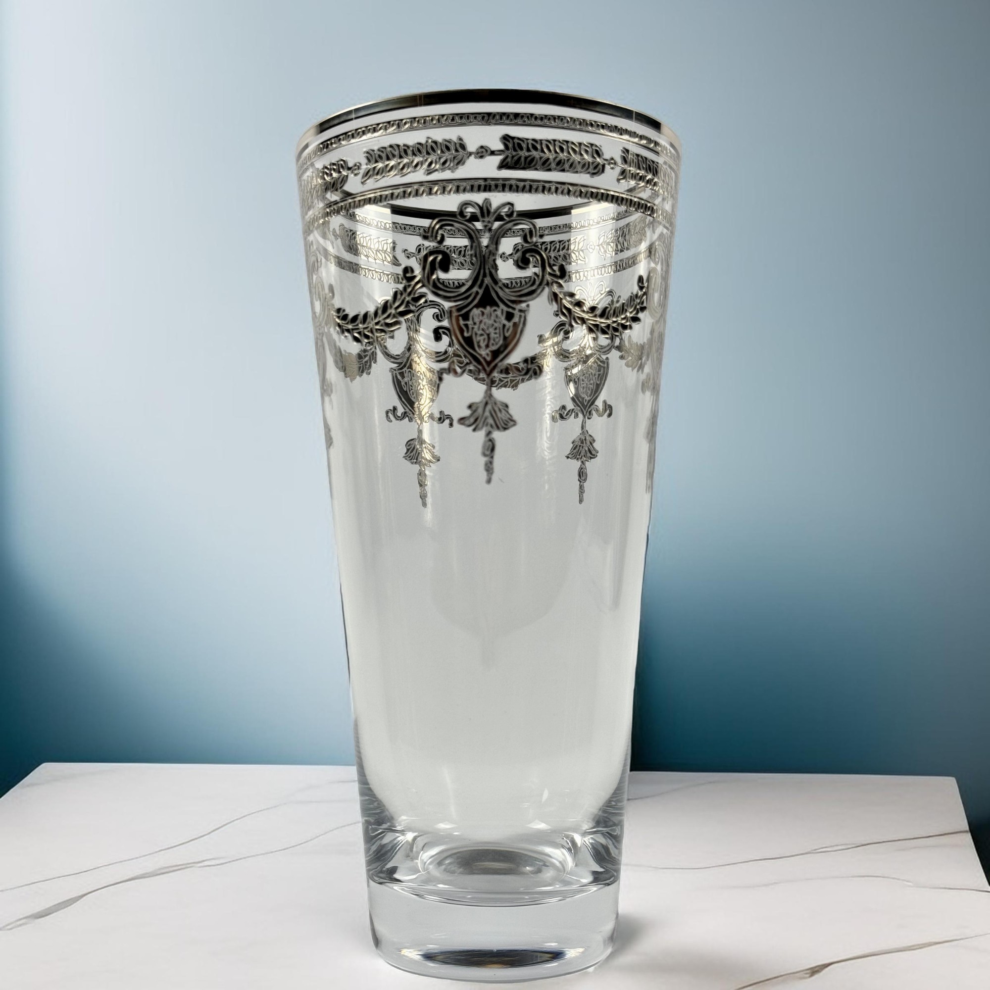 VASO MUSICA CRISTAL/PRATEADO A CASA K