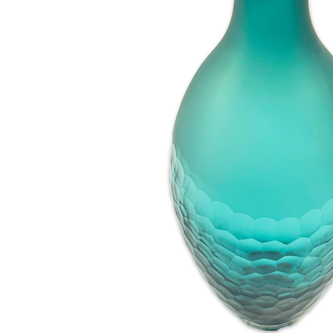 VASO FIJI CRISTAL AZUL ROSENTHAL