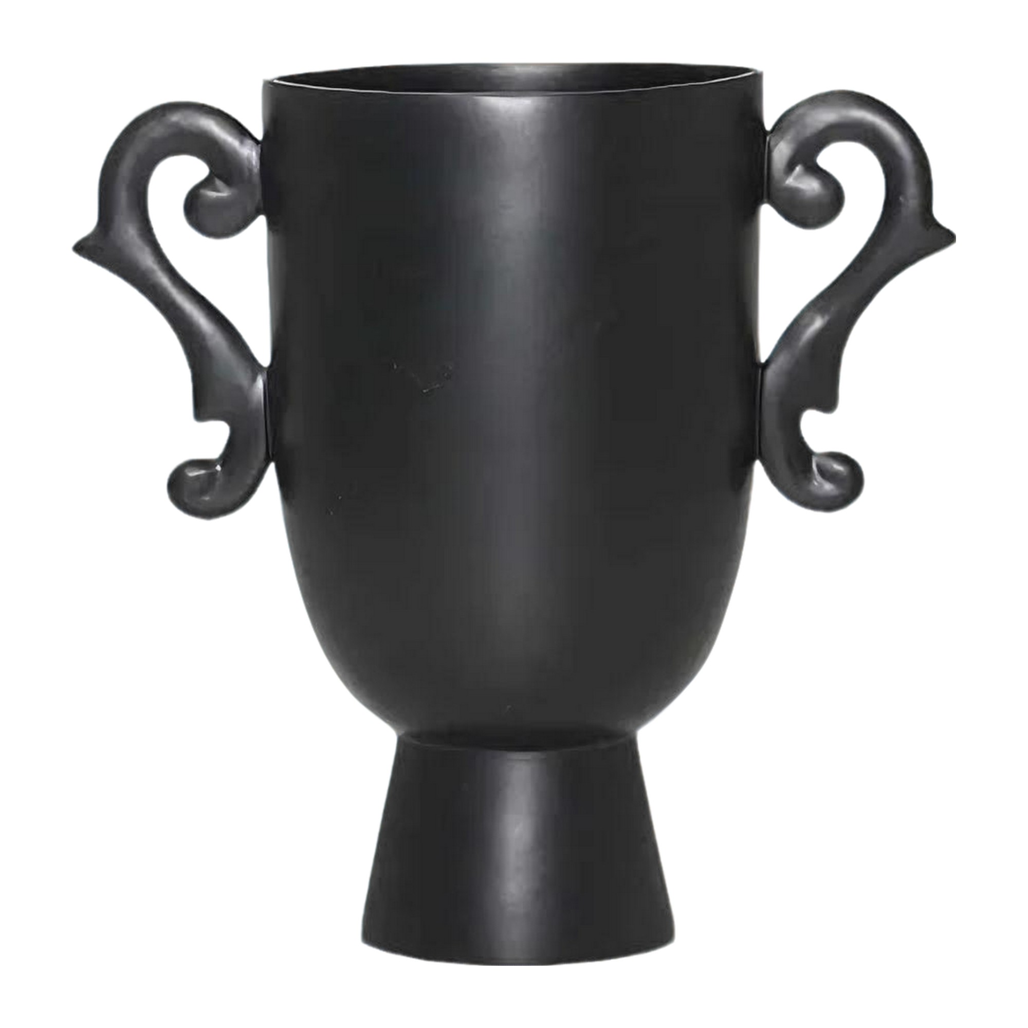 VASO VERSALLES RESINA PRETO MODALI DESIGN