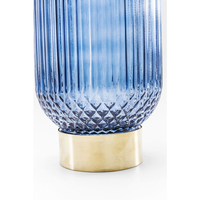 VASO BARFLY DARK VIDRO AZUL 