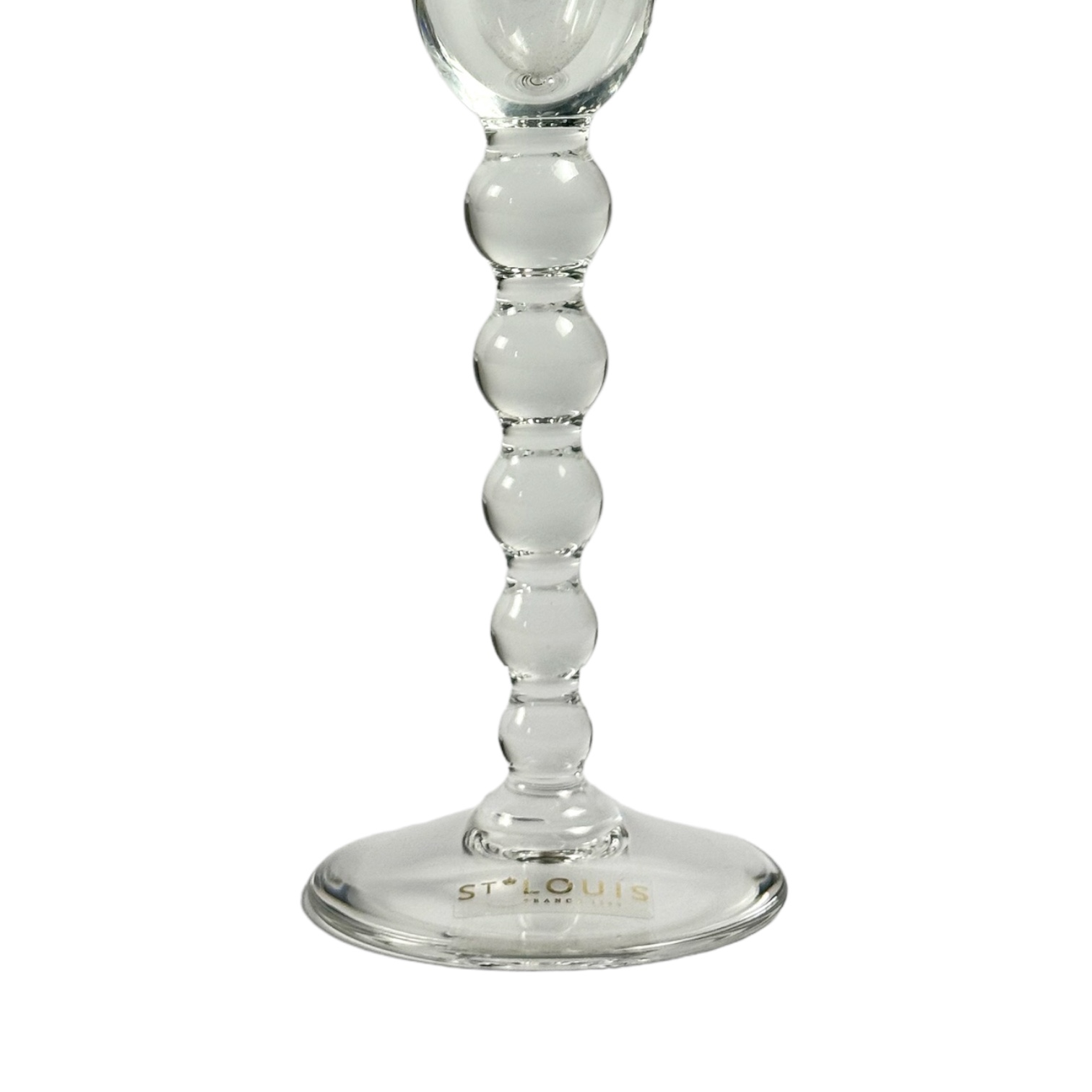 TACA CHAMPANHE BUBBLES CRISTAL TRANSPARENTE, SAINT LOUIS