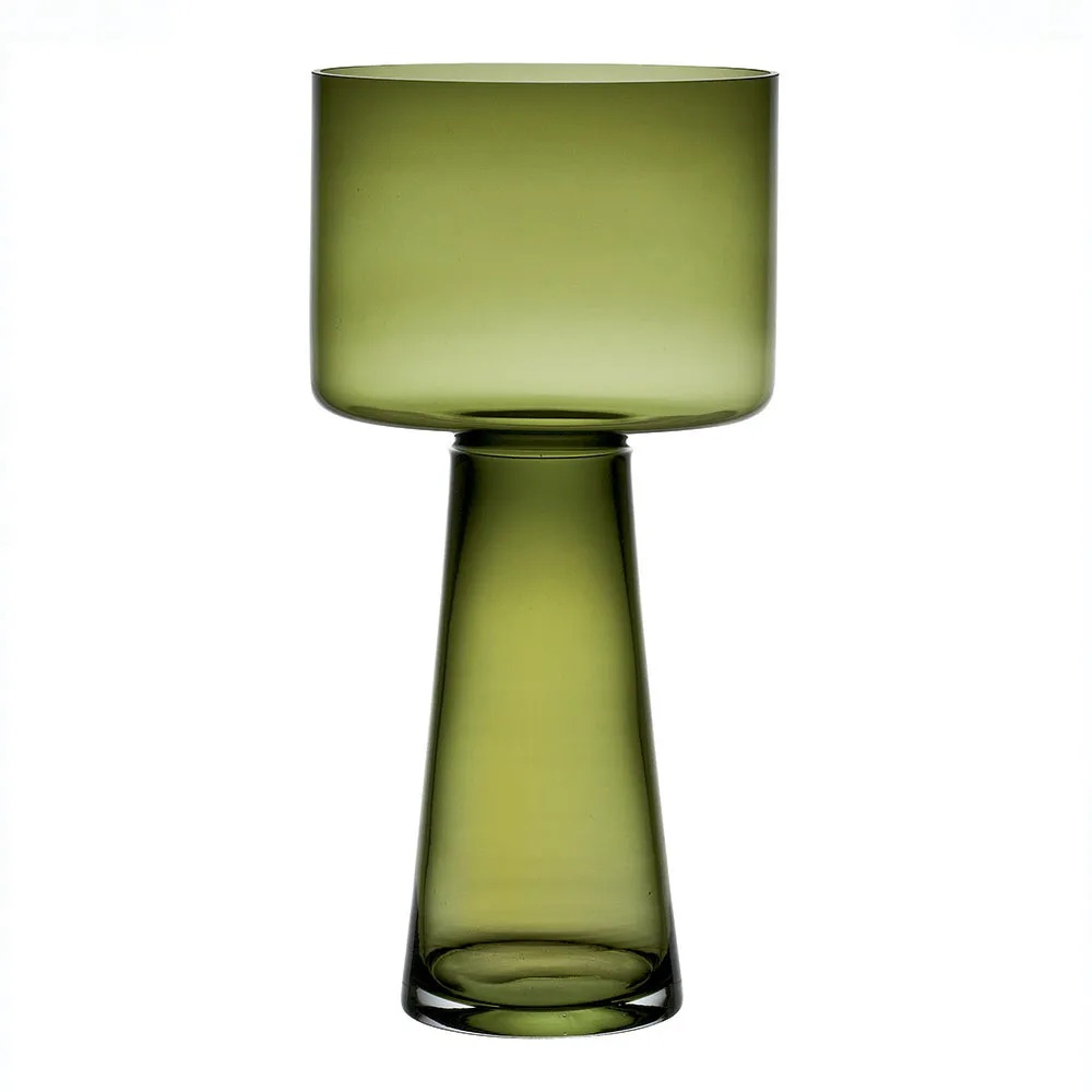 VASO AMARILLYS VIDRO VERDE VIDIVI VETRI (KD&D)