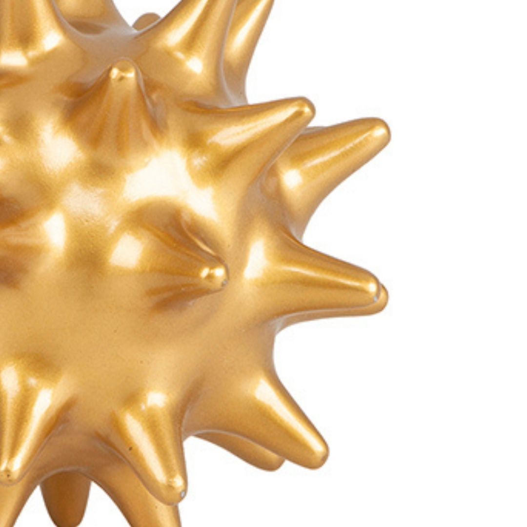 ESCULTURA OURICO RESINA DOURADO MODALI DESIGN