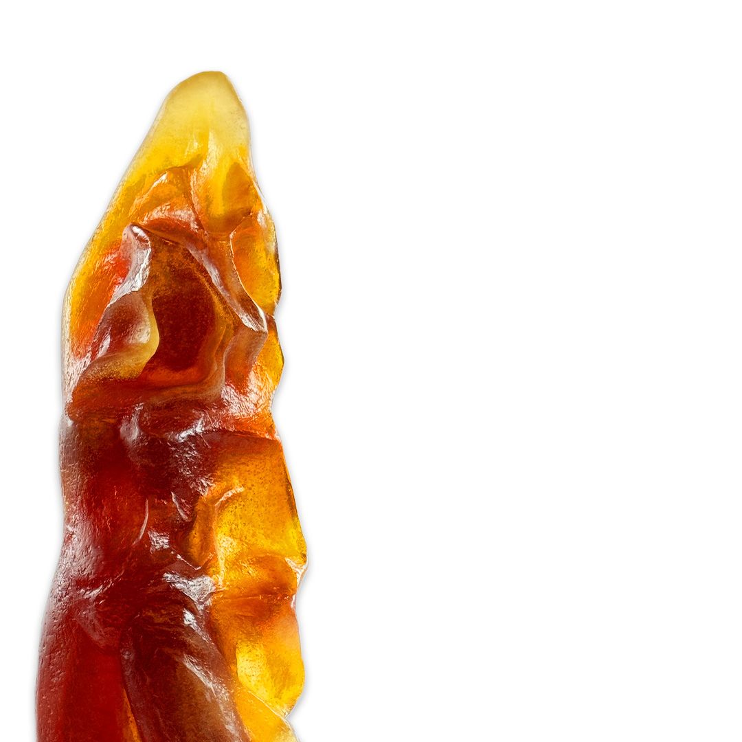 ESCULTURA UNE  AURORE M.COSTE 375EXEMPLARES CRISTAL AMBAR DAUM