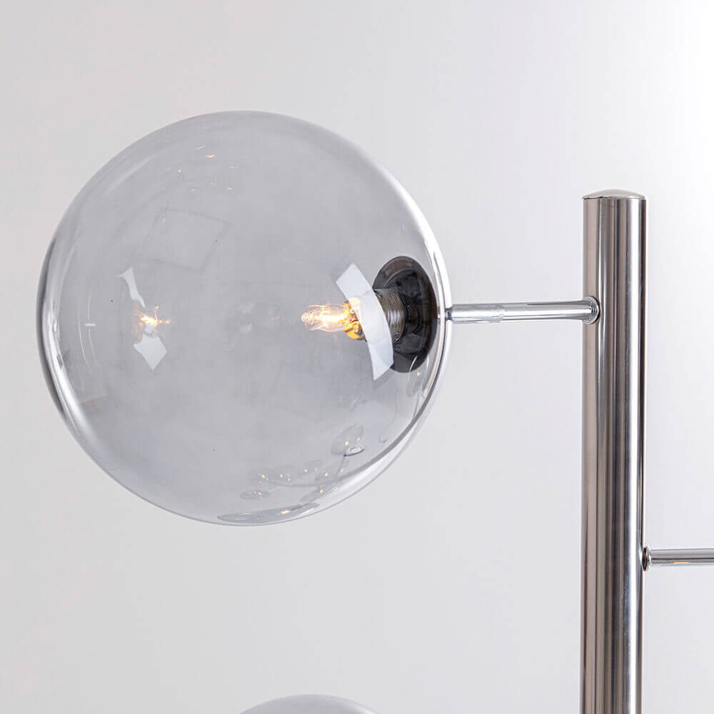 LUMINÁRIA CHAO BALLOON SMOKE CROMADA 