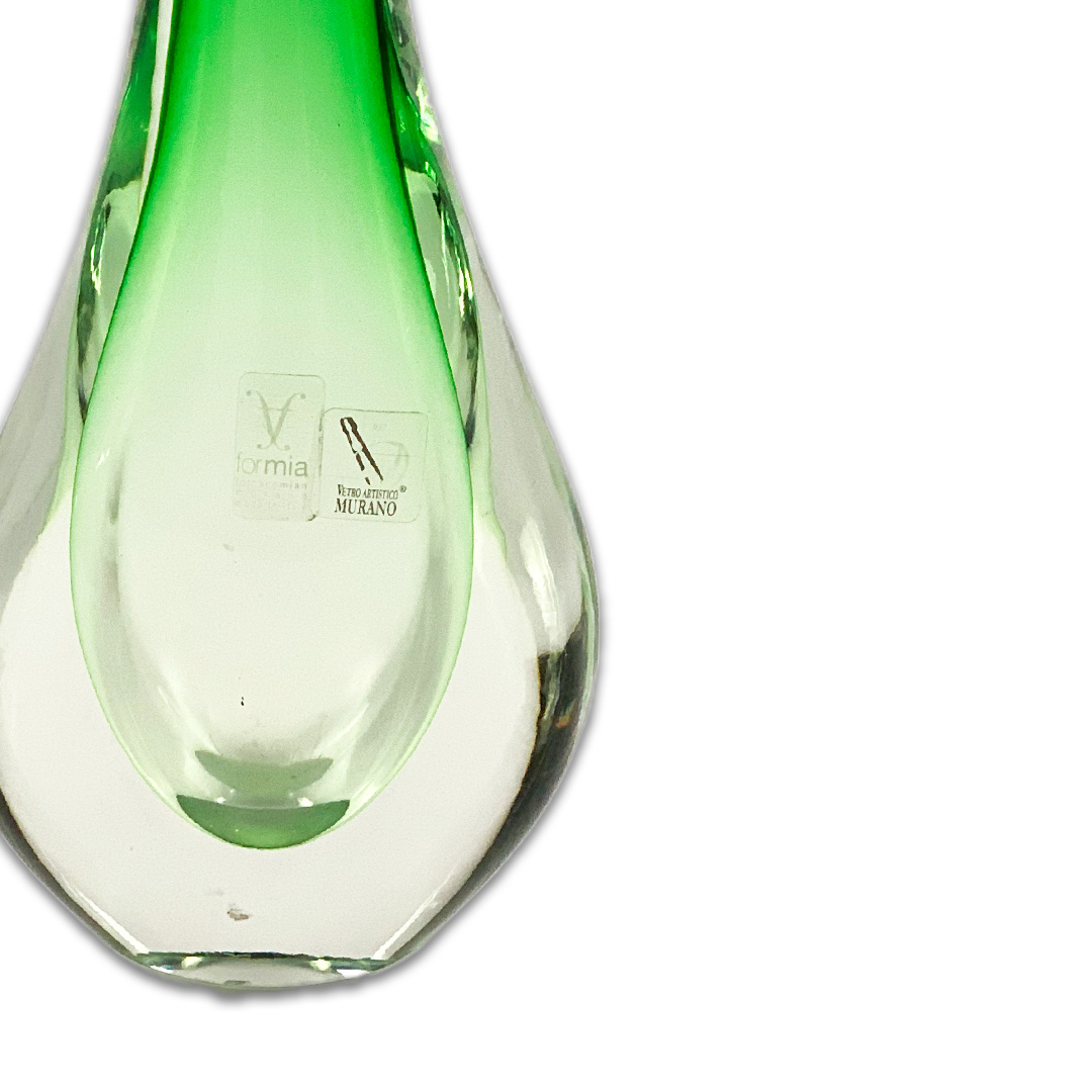 VASO GOCCIA CRISTAL VERDE FORMIA