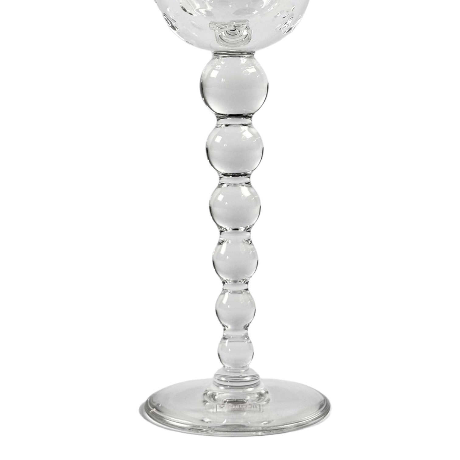 TACA BUBBLES AGUA CRISTAL TRANSPARENTE SAINT LOUIS JOGO 6 PEÇAS