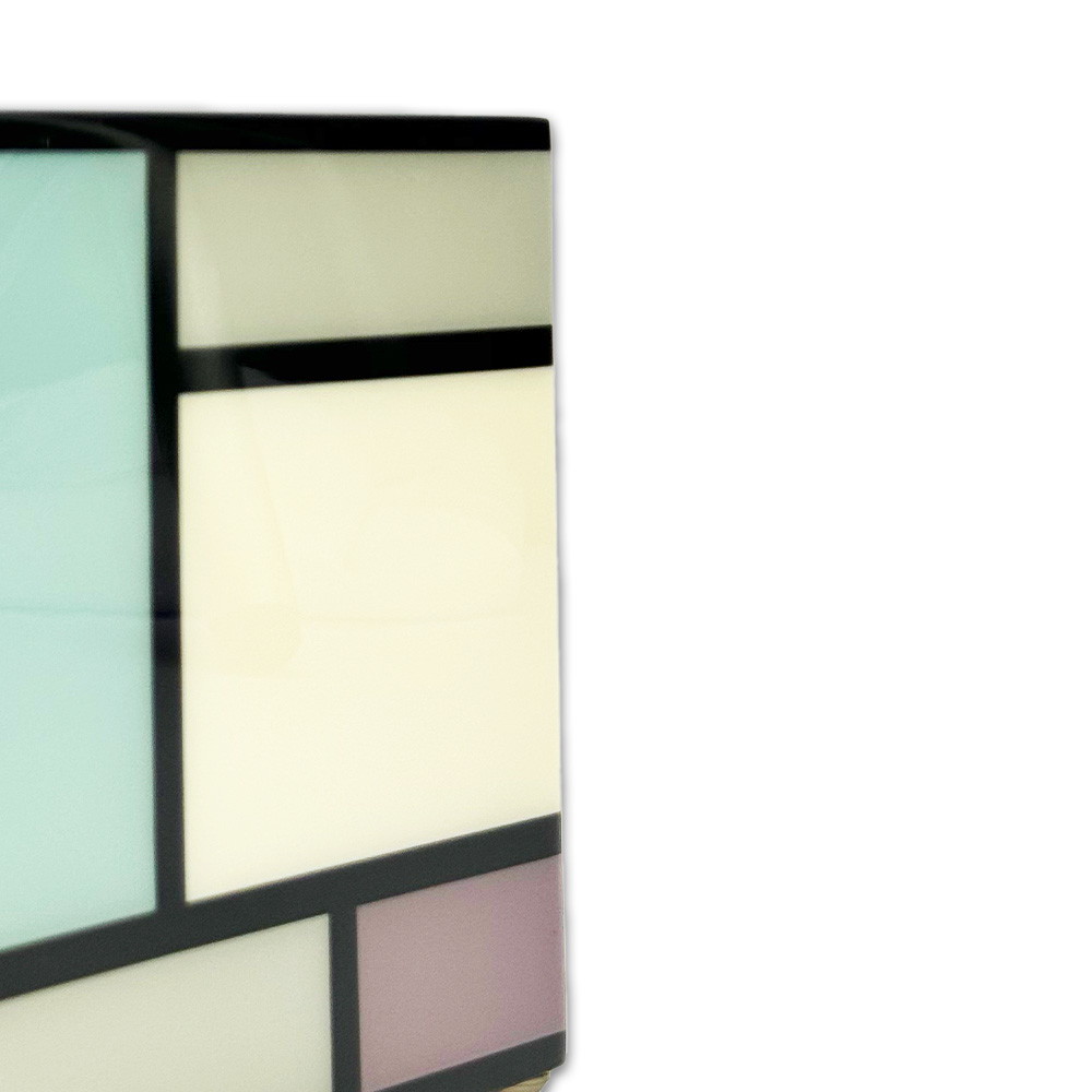 CAIXA DE LENCO MADEIRA LAQUEADA TONS PASTEIS PACIFIC CONNECTIONS