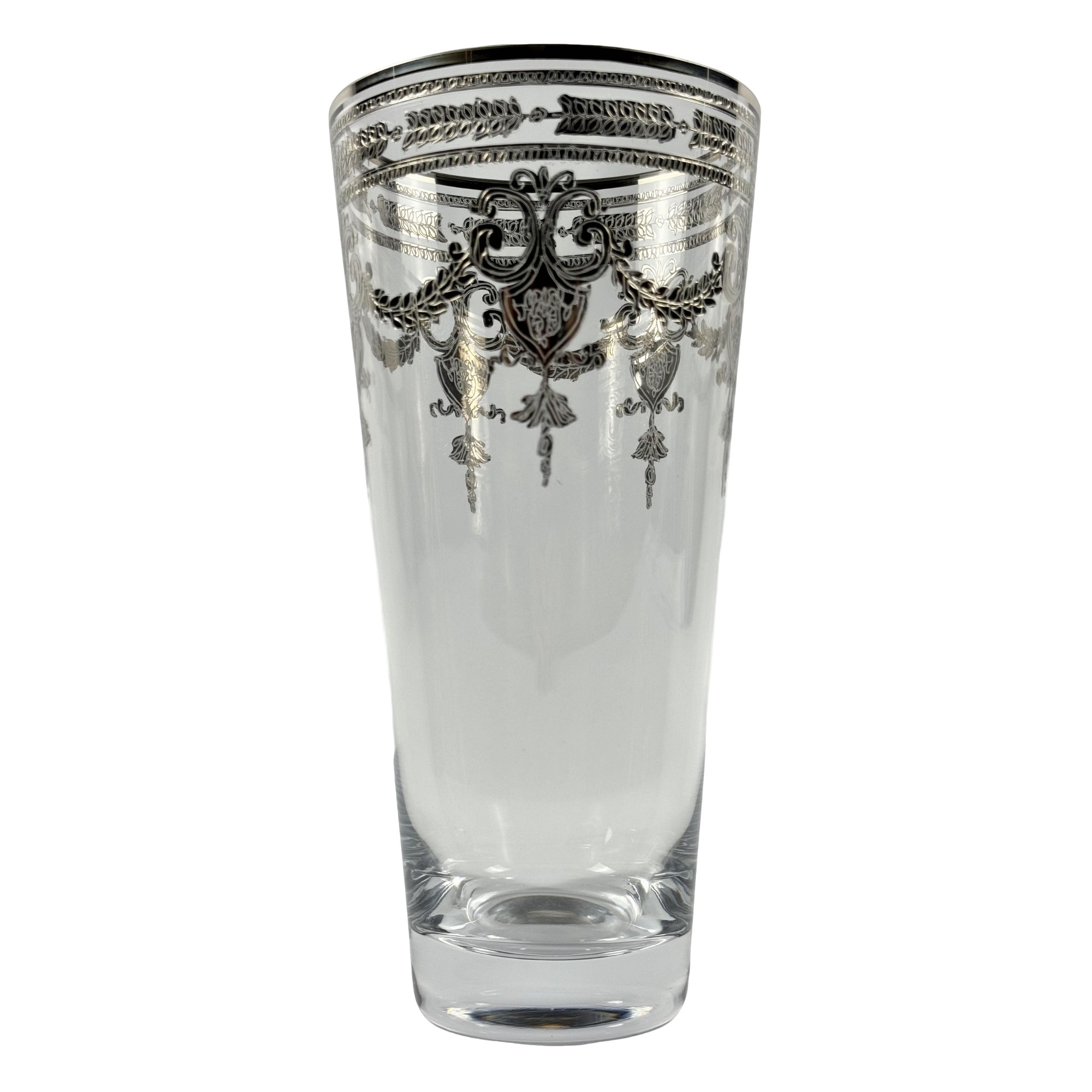 VASO MUSICA CRISTAL/PRATEADO A CASA K