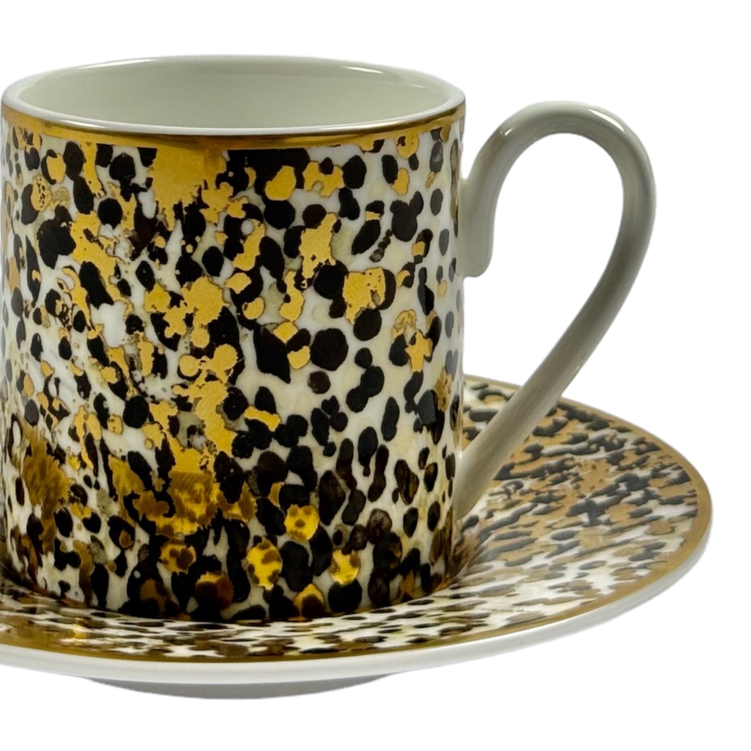 XICARA CAFE+PIRES CAMOUFLAGE PORCELANA ROBERTO CAVALLI JOGO 6 PEÇAS