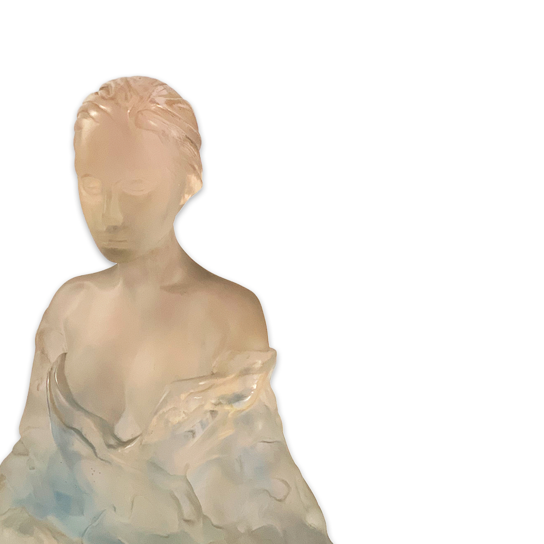 ESCULTURA ATHENA CHABROLLE EM CRISTAL DAUM