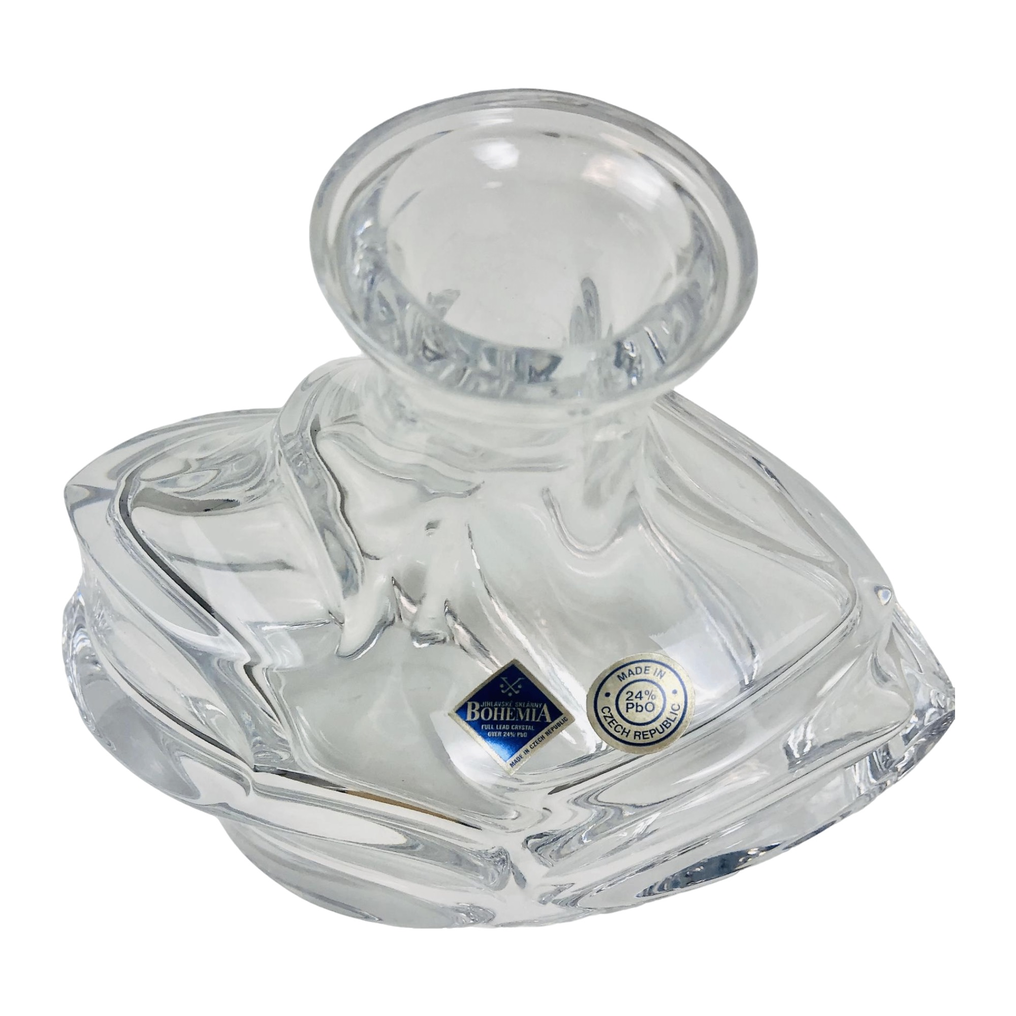 GARRAFA CALYPSO CRISTAL TRANSPARENTE JIHLAVA BOHEMIA