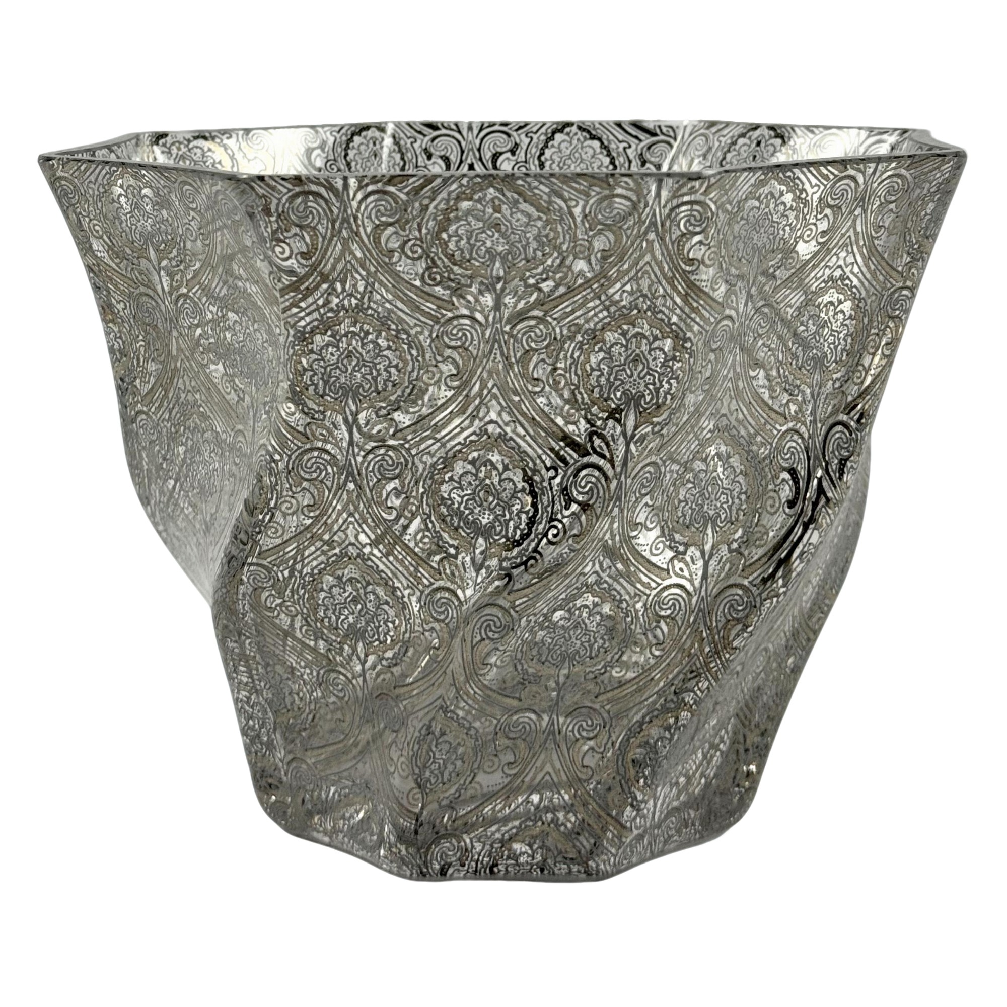 BOWL HEXAGONAL DUPONT CRISTAL/PRATEADO A CASA K