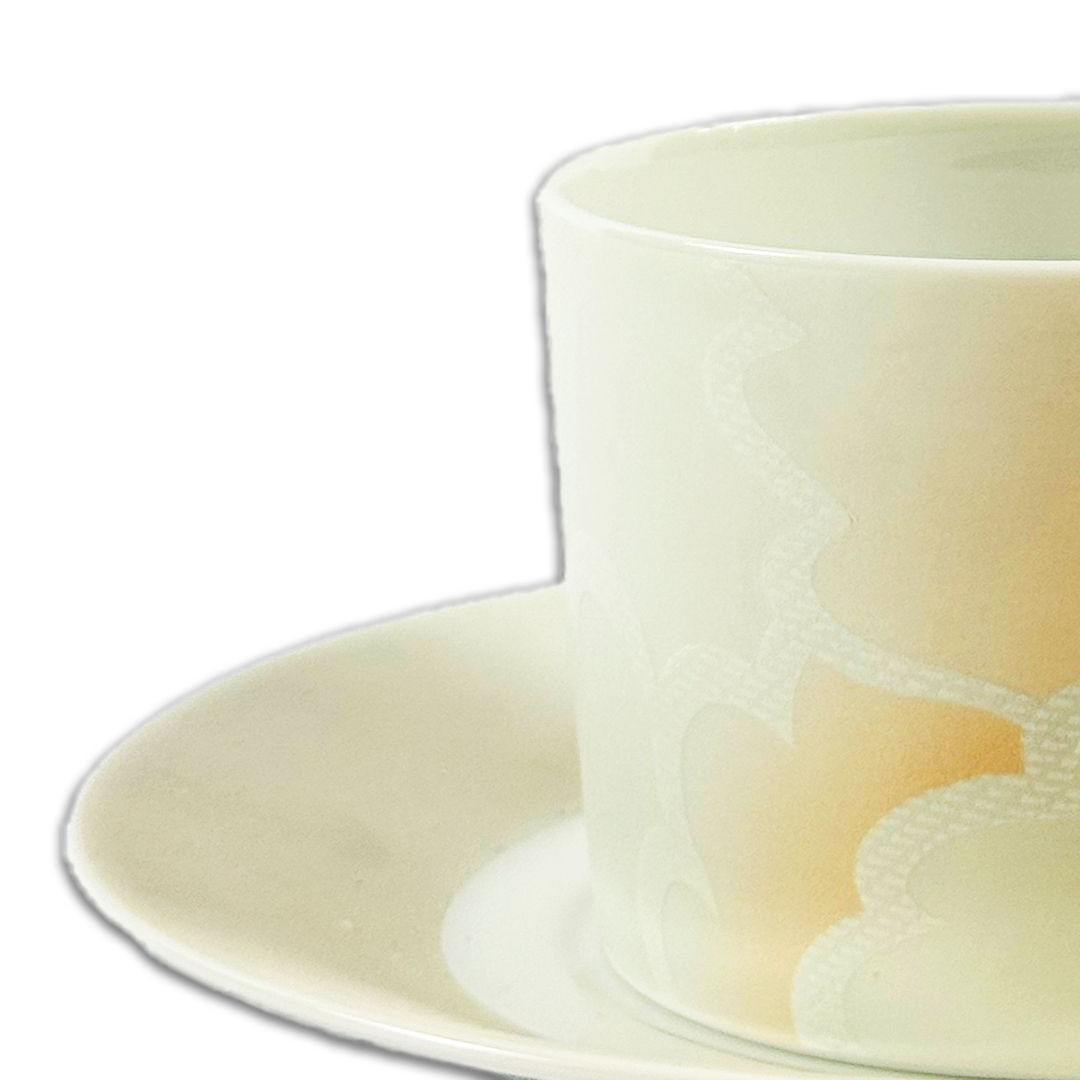 XICARA CHA+PIRES OBI PORCELANA ROYAL LIMOGES JOGO 6 PEÇAS